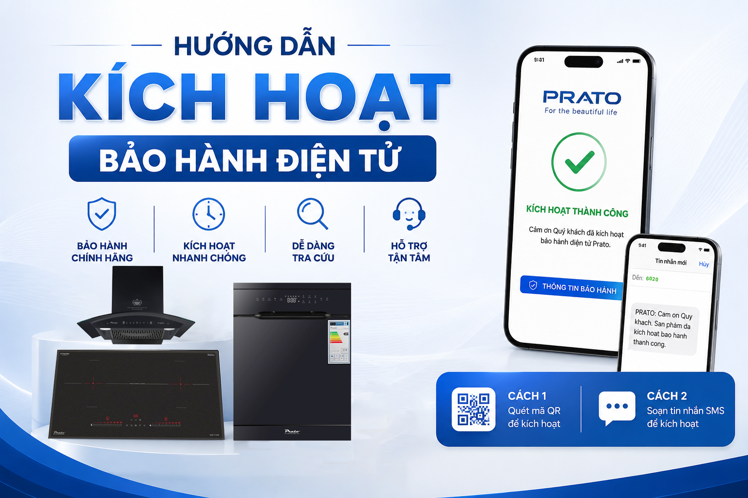 Hướng Dẫn Kích Hoạt Bảo Hành Điện Tử Prato | Chỉ 1 Phút, An Tâm Dài Lâu